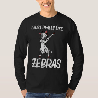 Zebra für Männer Frauen Afrikanisches Zoo-Tier T-Shirt