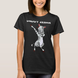 Zebra für Männer Vater Afrikanisches Zootier T-Shirt
