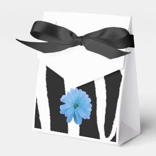 Zebra Fur Muster mit Blume Geschenkschachtel