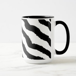 Zebra Fur Print Tasse
