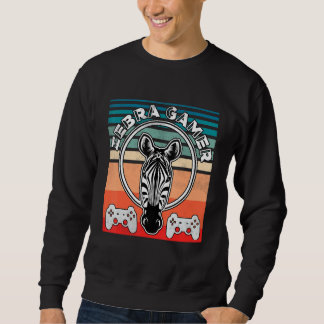 Zebra-Gamer kann dich nicht hören, ich bin am Game Sweatshirt
