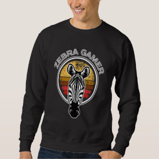 Zebra-Gamer kann dich nicht hören. Ich bin dabei, Sweatshirt