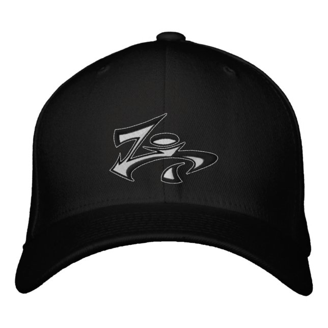Zebra Gear Flex Cap Bestickte Kappe (Vorderseite)