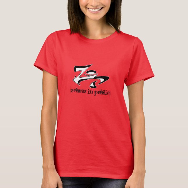 Zebra Gear Ladys Ringer T - Shirt (Vorderseite)