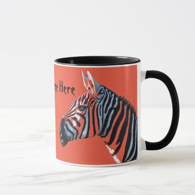 Zebra geht Tasse voran (Rechts)