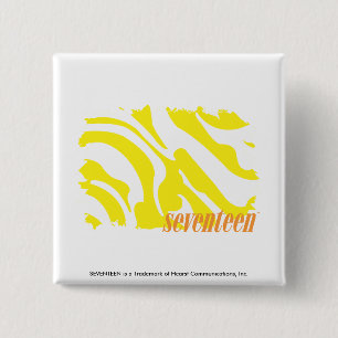 Zebra-Gelb 2 Button