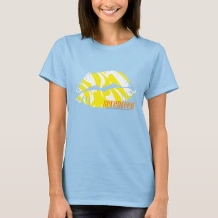 Zebra-Gelb T-Shirt