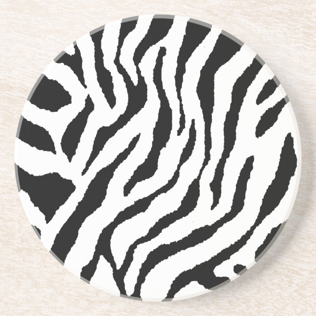 Zebra-gestreifte Untersetzer (Vorne)