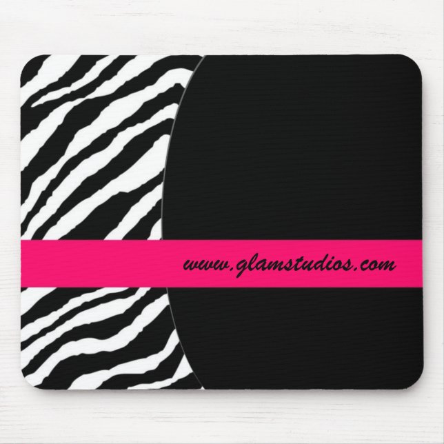 Zebra gestreiftes Mousepad (Vorne)