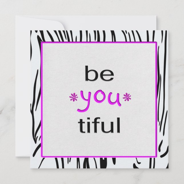 Zebra Girls Night Out Einladung (Vorderseite)