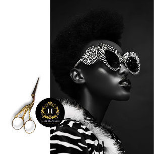 Zebra Glam Rock Star Dekoupage Seidenpapier