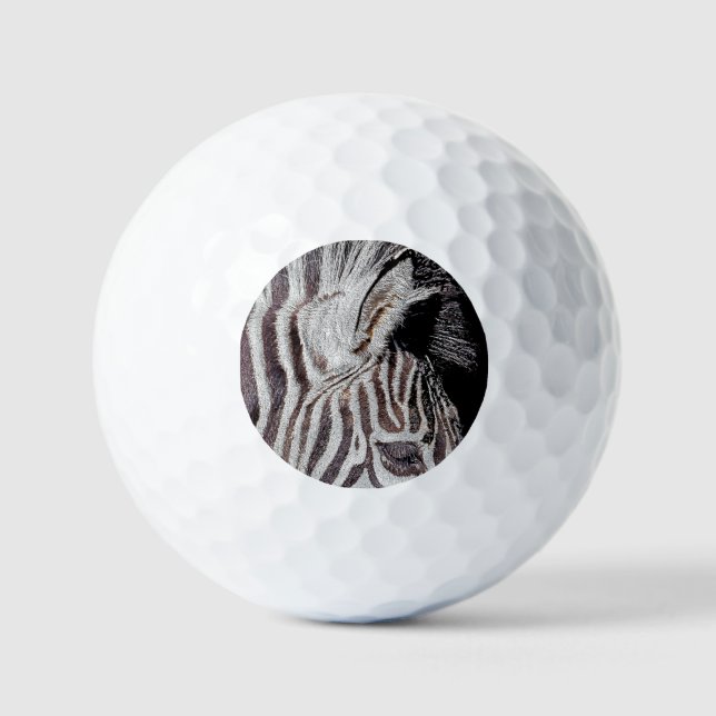 ZEBRA GOLFBALL (Vorderseite)