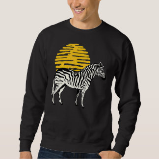 Zebra Graphic Niedlich Print Liebe Nature Zebras W Sweatshirt