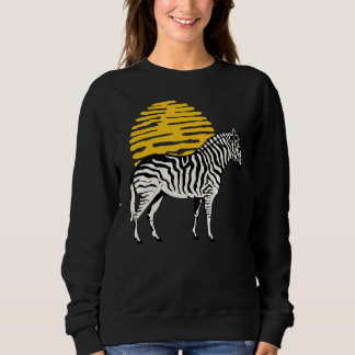 Zebra Graphic Niedlich Print Liebe Nature Zebras W Sweatshirt