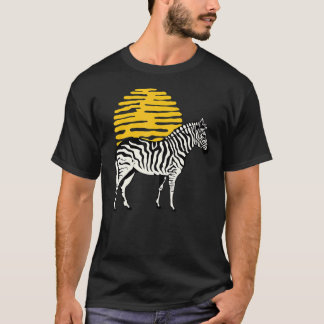 Zebra Graphic Niedlich Print Liebe Nature Zebras W T-Shirt