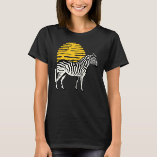 Zebra Graphic Niedlich Print Liebe Nature Zebras W T-Shirt
