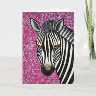Zebra Greeting Card Karte