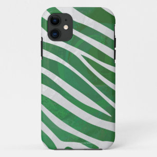 Zebra Grün und Weiß Druck Case-Mate iPhone Hülle