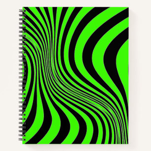 Zebra-Haut-Druck-Textur-Muster Notizbuch