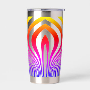 Zebra-Haut-Druck-Textur-Muster Thermobecher