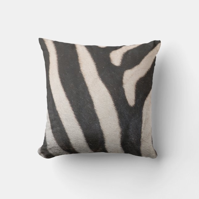 ZEBRA-HAUT KISSEN FÜR DRAUßEN (Vorderseite)