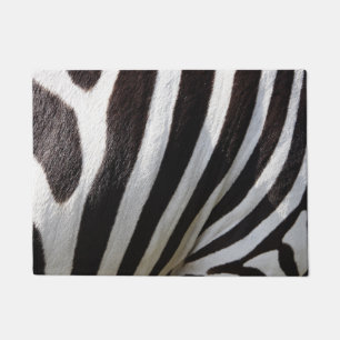 Zebra-Hautdruck Fußmatte