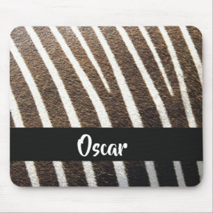Zebra-Hautdruck Mousepad