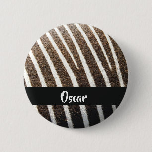 Zebra-Hautprint Button