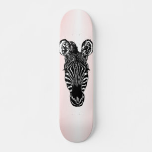 Zebra Head in Rosa Skateboard