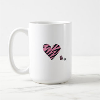 Zebra-heart Kaffeetasse