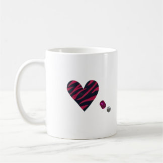 Zebra-heart Kaffeetasse