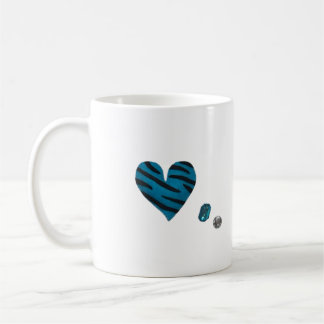 Zebra-heart Kaffeetasse