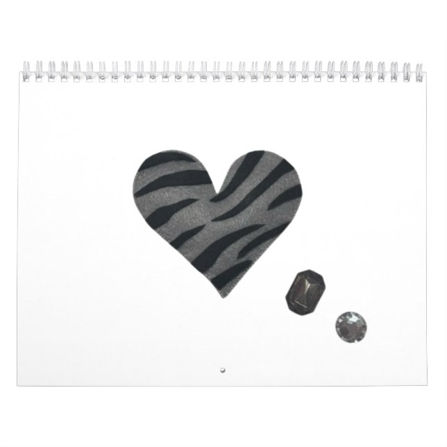 Zebra-heart Kalender (Titelbild)