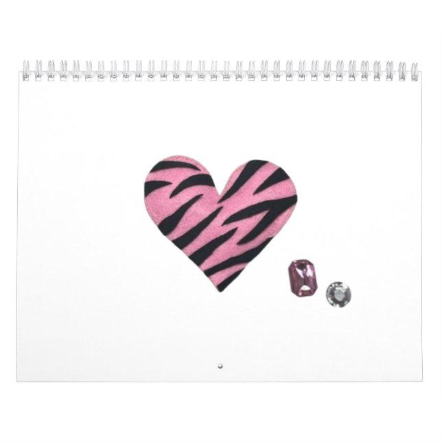 Zebra-heart Kalender (Titelbild)