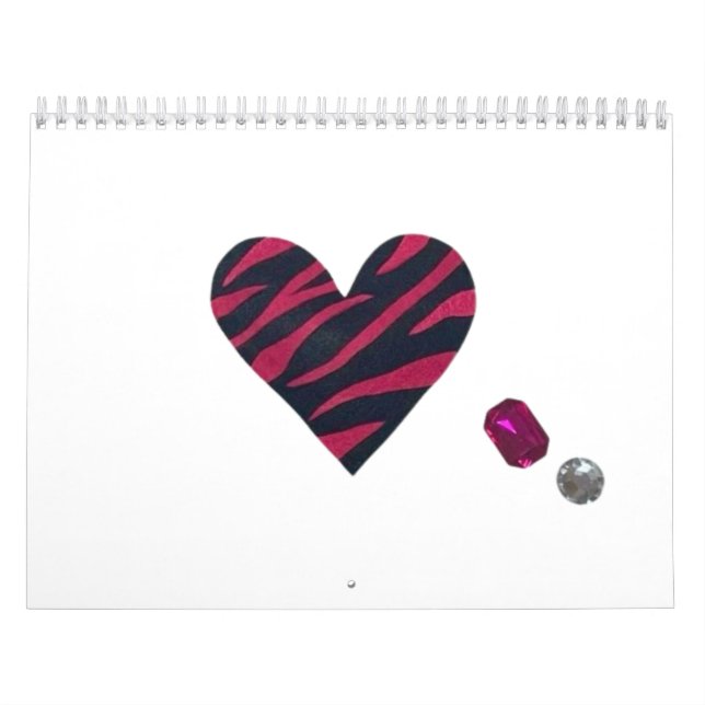 Zebra-heart Kalender (Titelbild)