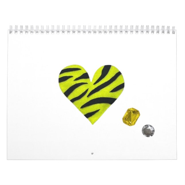 Zebra-heart Kalender (Titelbild)