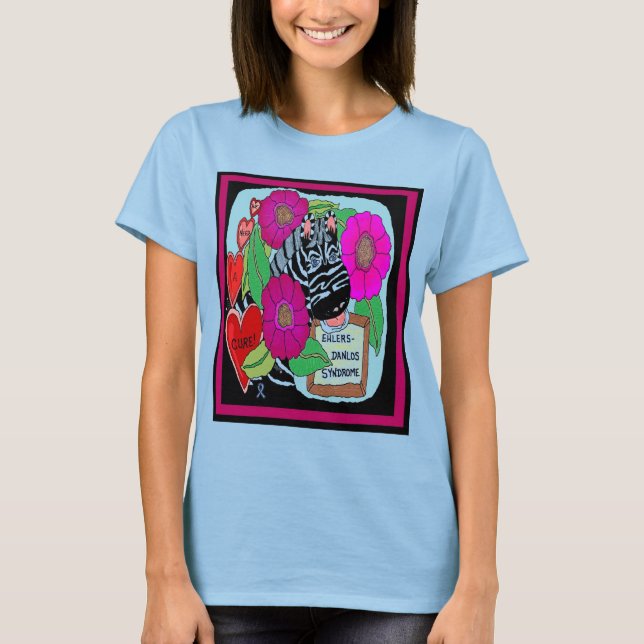 Zebra-Hearts T-Shirt (Vorderseite)