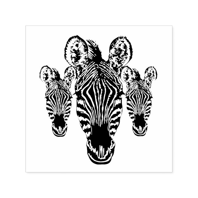 Zebra Herd Permastempel (Design)