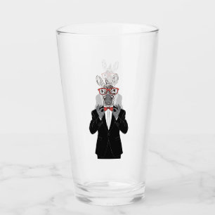 Zebra-Herr Glas