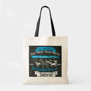 Zebra hoofbeats Tasche