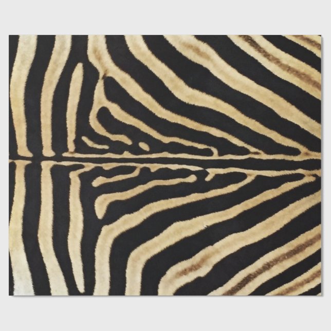 Zebra Hyde Decoupage Posters Geschenkpapier (Flach)