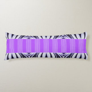 Zebra Illusion - Modern Abstrakt Purple Lilac Seitenschläferkissen