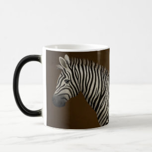 Zebra Illustration Exotische Tierwelt Verwandlungstasse