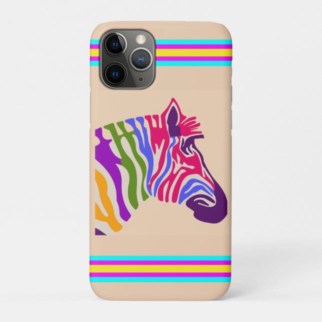 Zebra iPhone Case (Rückseite)