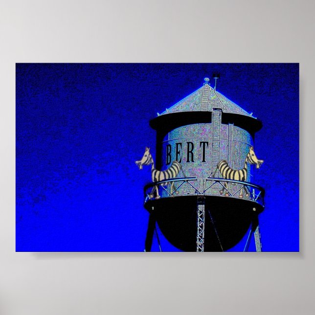 Zebra ist auf Patrouille Poster (Vorne)