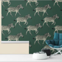 Zebra Jungle Serengeti Africa Safari Muster