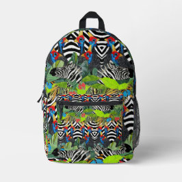 Zebra Kanga Bedruckter Rucksack