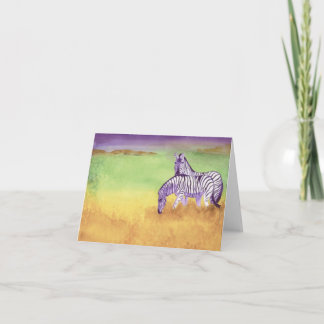 Zebra Karte