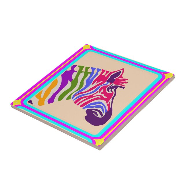 Zebra Keramik Tile Fliese (Seite)