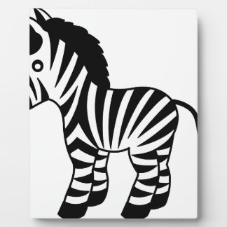 Zebra-Kinder Fotoplatte